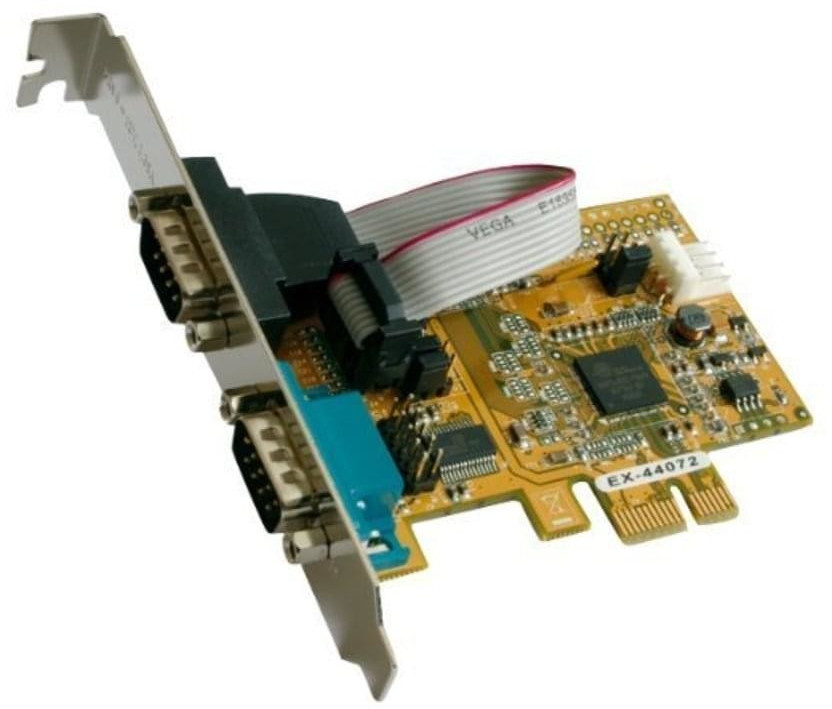 Exsys EX-44072 - PCI-Express 2S Serielle RS-232 carte