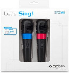 Bigben Wii Pack Micros filaires Let's Sing