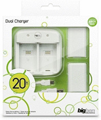 Bigben Xbox 360 Chargeur Dual + batterie