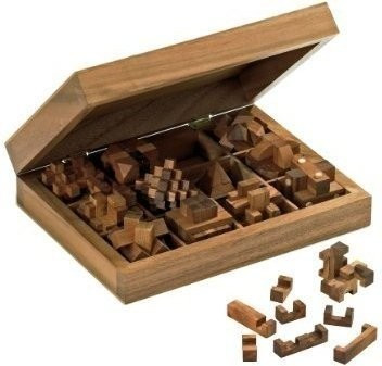 Coffret deluxe 12 casse-têtes en bois (6149)