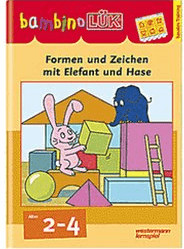 Westermann bambinoLÜK Formen und Zeichen mit Elefant und Hase (allemand)