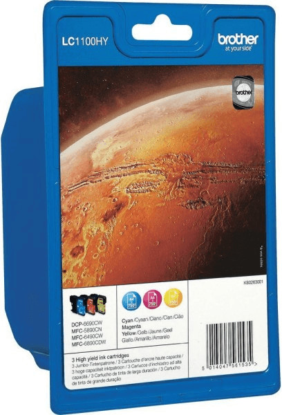 Brother LC-1100HY Multipack couleurs (LC1100HYRBWBPDR)