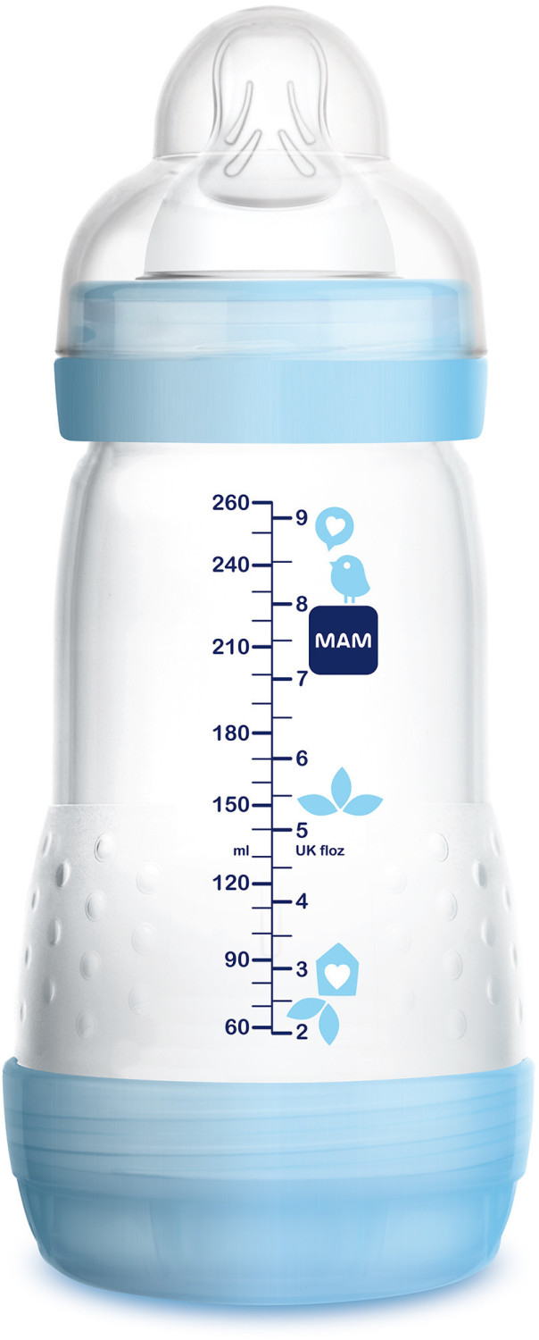 MAM Easy Start Biberon Anti-colique 2+mois Aqua 260ml