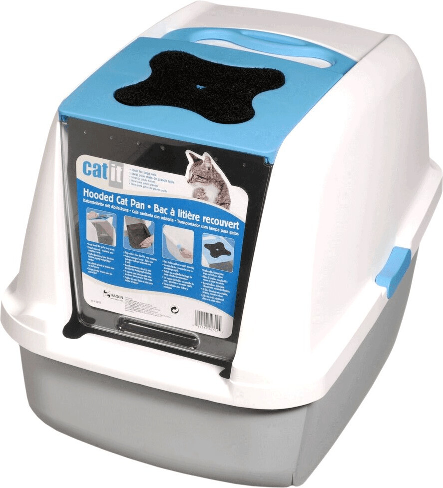 Catit Maison de toilette blanc/gris