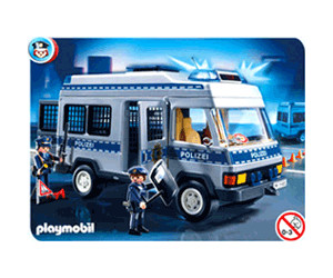 camion police playmobil 4023
