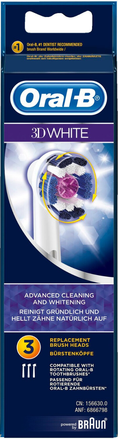 Oral-B Brossettes 3D White (3 pièces)