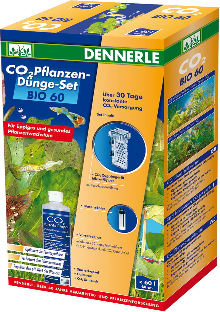Dennerle Set CO2 de fertilisation des plantes BIO 60