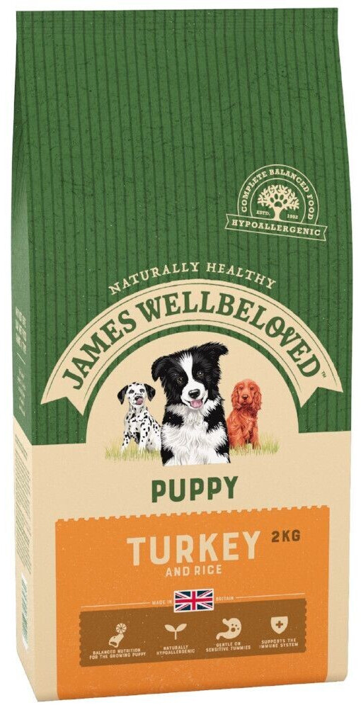 James Wellbeloved Junior dinde et riz (2 kg)