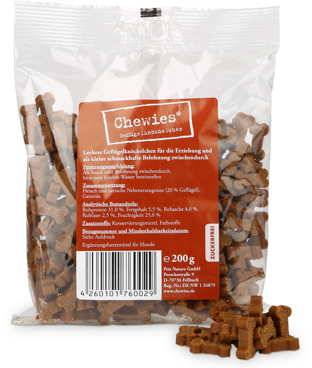Chewies Osselets à mâcher volaille (200 g)