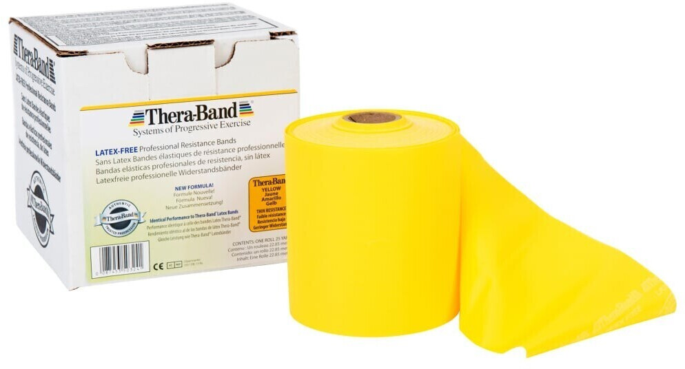 TheraBand Elastique de fitness 22 m (jaune)