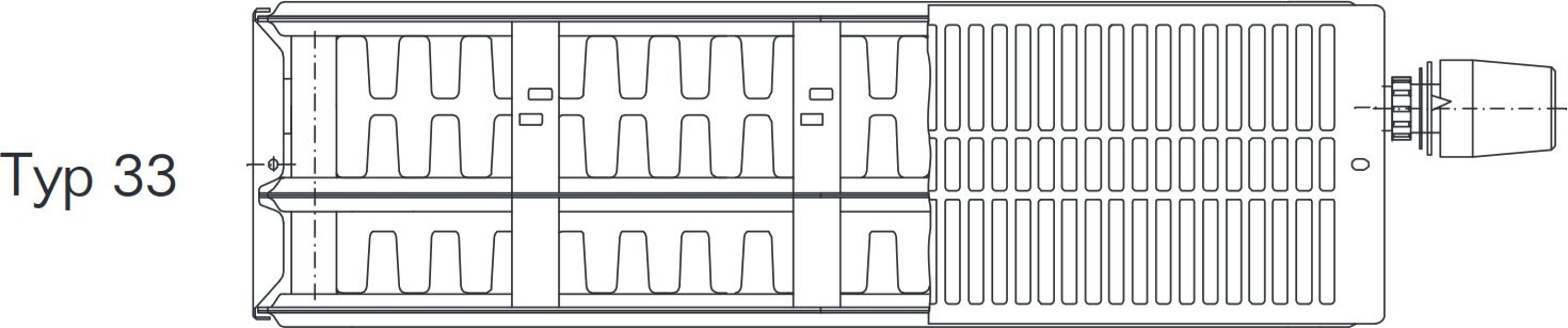 Buderus Logatrend VC-Profil 33 (900 x 1200 mm)