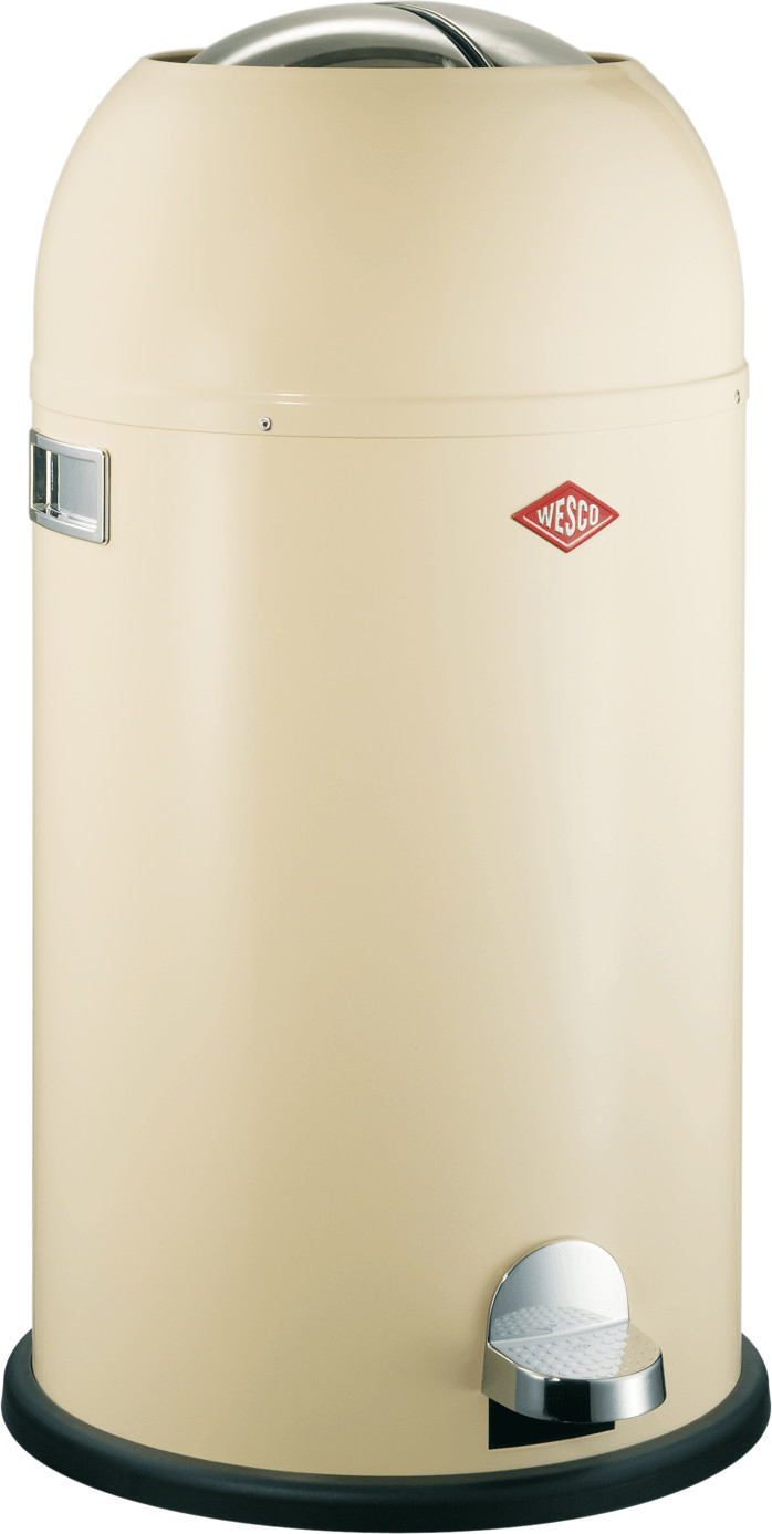 Wesco Kickmaster Pedal Bin Almond 33L