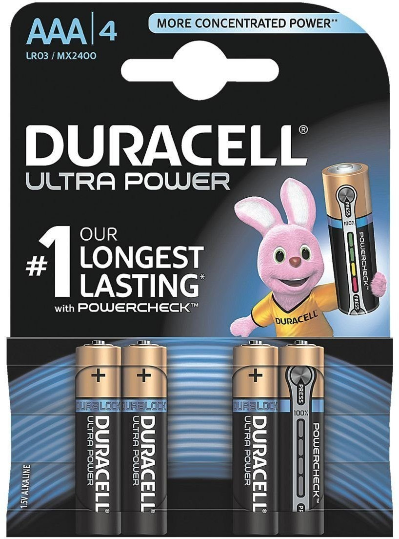 Duracell Ultra Power Micro AAA MX2400 4 St. (DUR002692) ab 4,95 € |  Preisvergleich bei