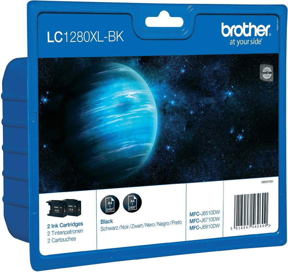 Brother LC-1280XLBK double pack