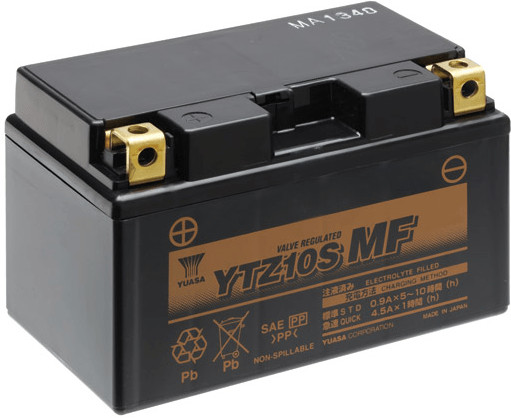 Batterie YTZ7S 12V 6Ah gel Honda CBR, Shadow, Yamaha TW, Aprilia
