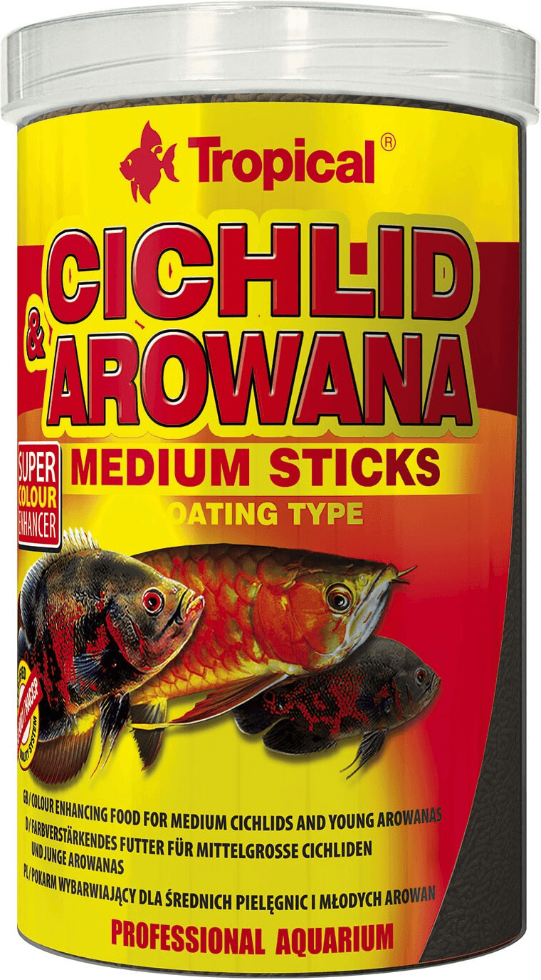 Tropical Cichlid & Arowana Medium Sticks 1000ml