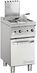 Bartscher Friteuse à gaz avec 2 cuves de 7L Série 700