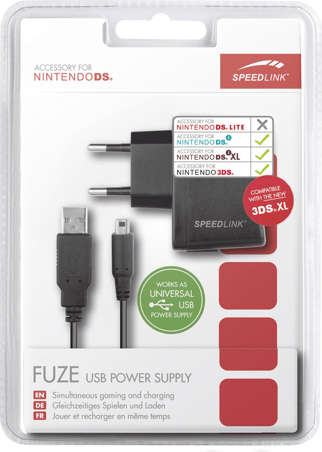 Speedlink 3DS FUZE USB Power Supply