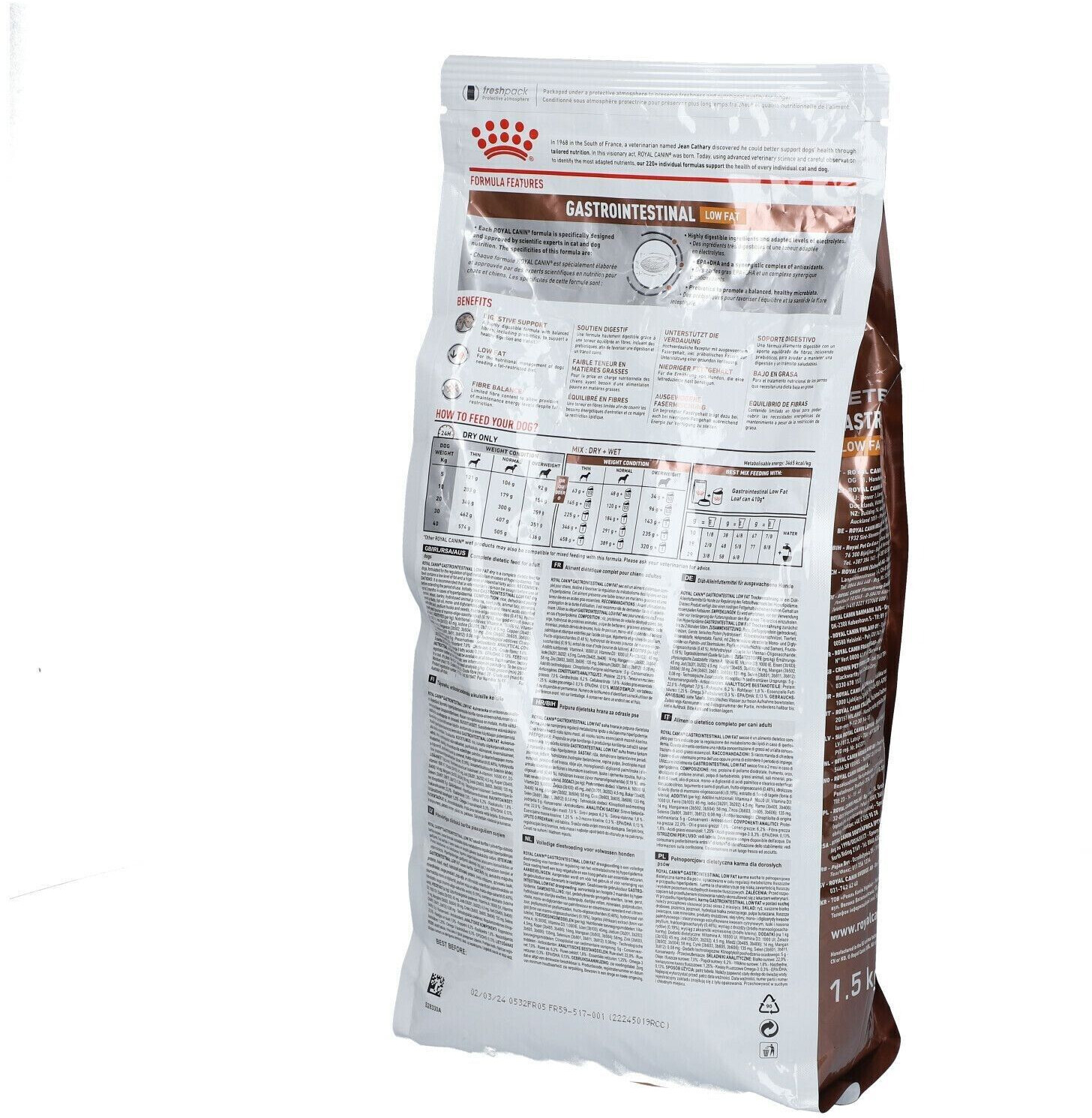 Royal Canin Croquettes pour chien 1.5kg