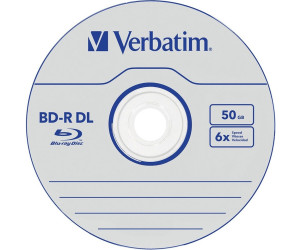 TDK T78010 BD-R DL Blu-ray Double Layer Rohlinge 50GB in Jewel Case 4x Speed 5 Stück 