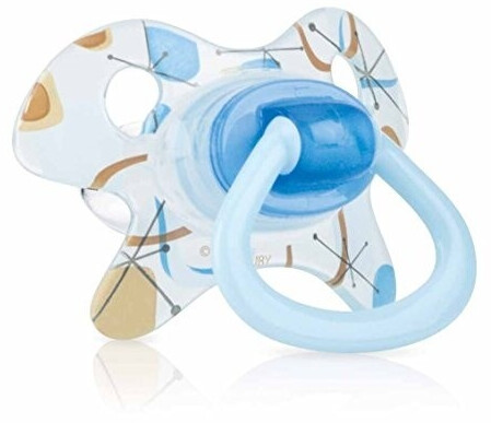 Nuby Tétine orthodontique Geo (0-6 mois)