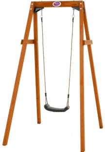 Plum Wooden Single Swing (27378)