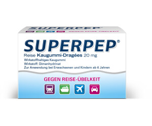 Superpep Reise-Kaugummi-Dragees (20 Stk.)