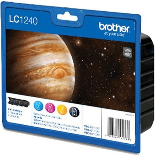 ✓ Pack compatible BROTHER LC1240/LC1280, 4 cartouches couleur pack en stock  - 123CONSOMMABLES