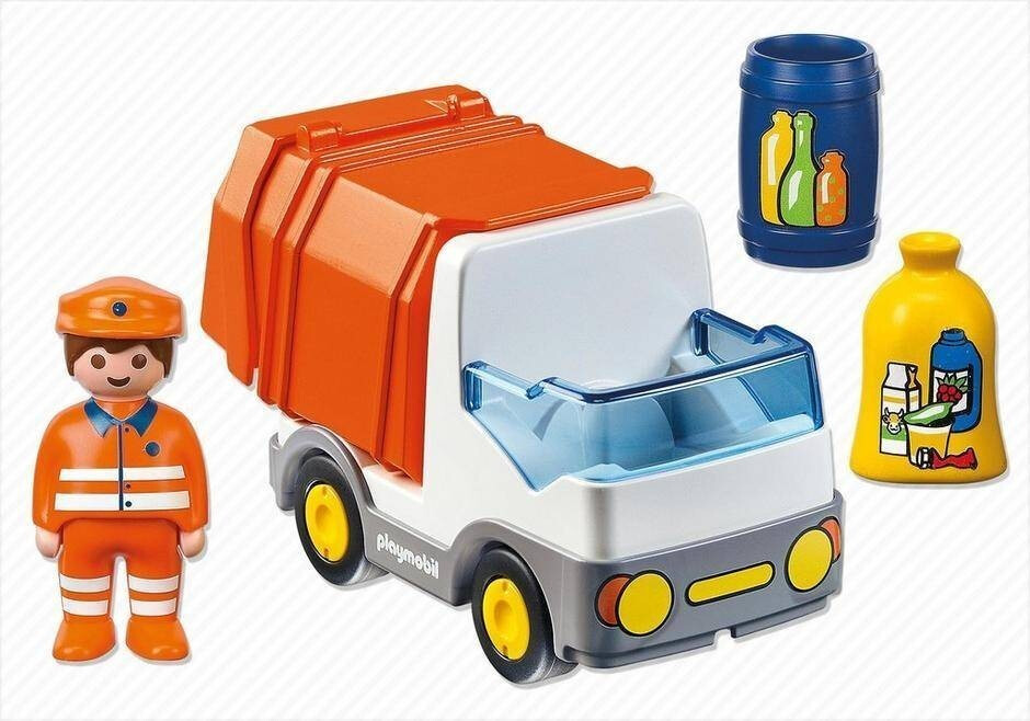 Playmobil rubbish truck hotsell