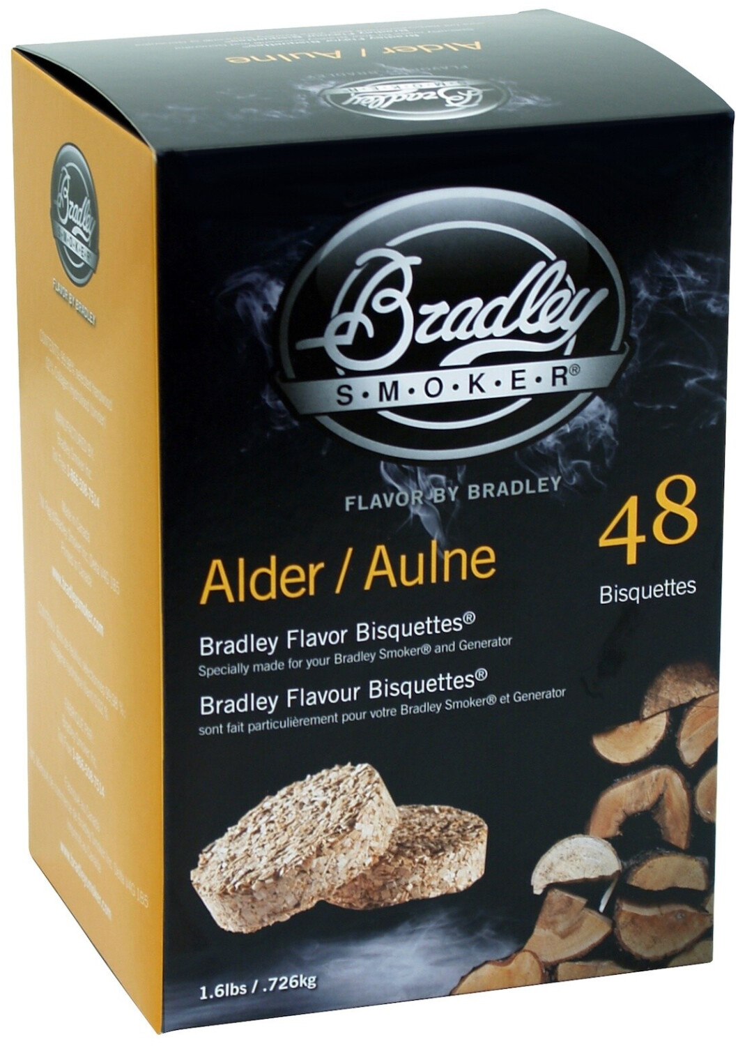 Bradley Alder Smoking Bisquettes