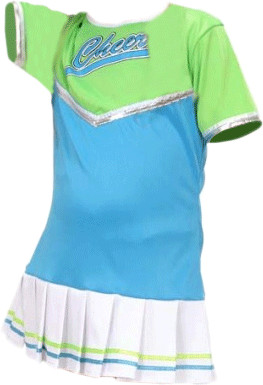 Widmann Déguisement pom-pom girl étoile