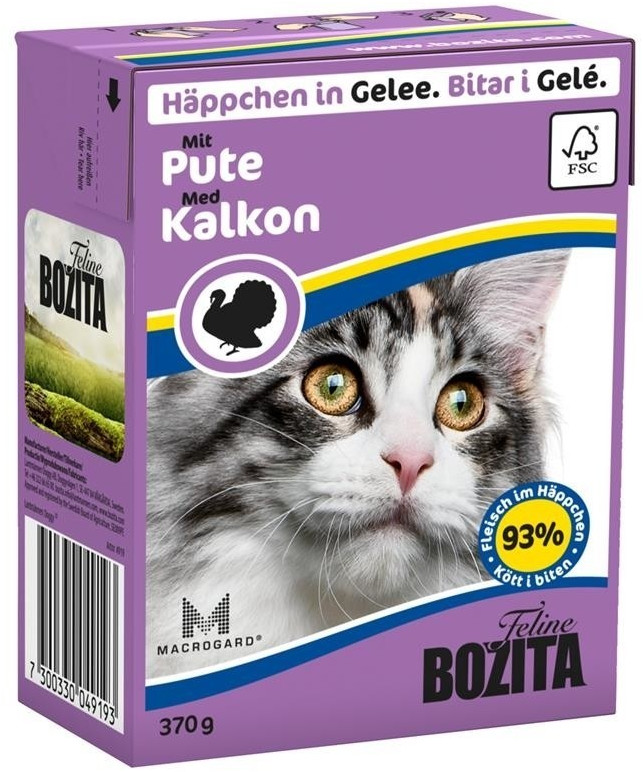 Bozita Bouchées en gelée dinde (370 g)