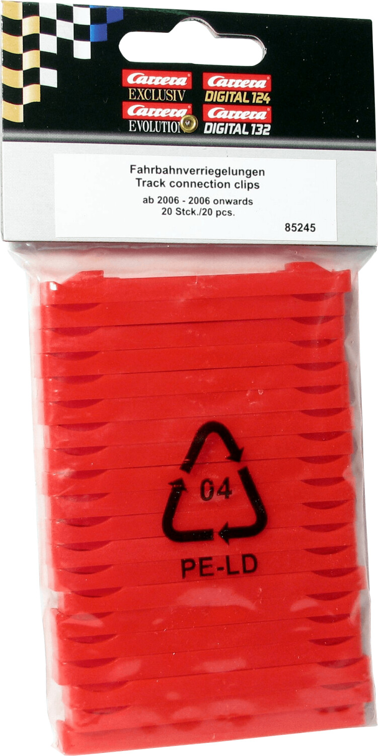Carrera Clips de connection pour rails x20