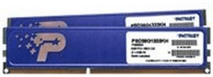 Patriot Signature 8Go Kit DDR3 PC3-10600 CL9 (PSD38G1333KH)