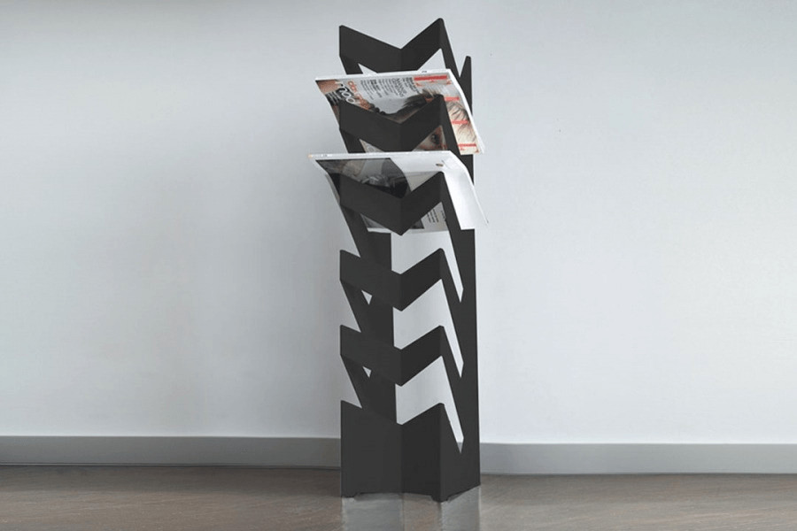 Radius Porte-revues au sol News noir