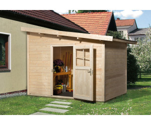 Weka Anbau-Blockhaus € 300 235 | 2 bei Gr. ab cm x 260 Preisvergleich 2.083,48