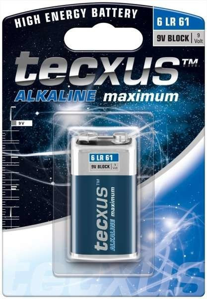 Tecxus 1x 9V Block Alkali