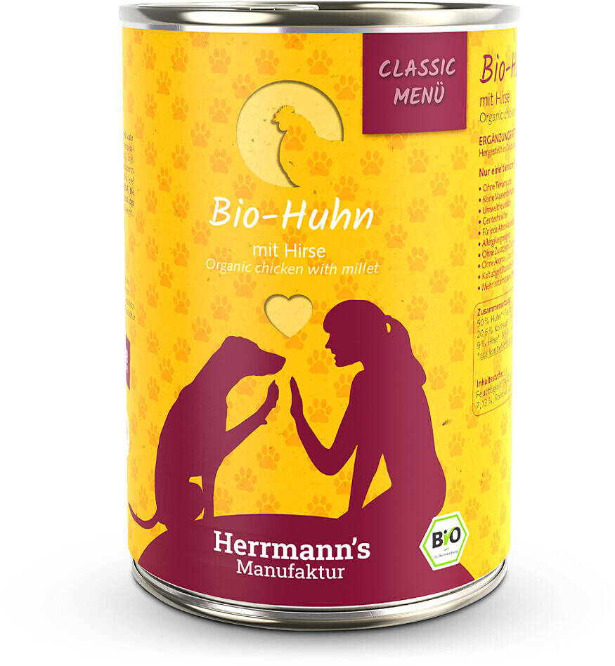 Hermanns Poulet bio & millet (400 g)
