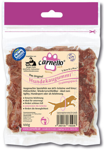 Carnello Chewing-gum pour chien spécial entraînement (100 g)