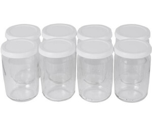SEB Lot de 8 pots de yaourtière en verre (989641) au meilleur prix