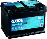 AGM Autobatterie 12V 75Ah BlackMax Start-Stop Plus Starterbatterie 70Ah  68Ah