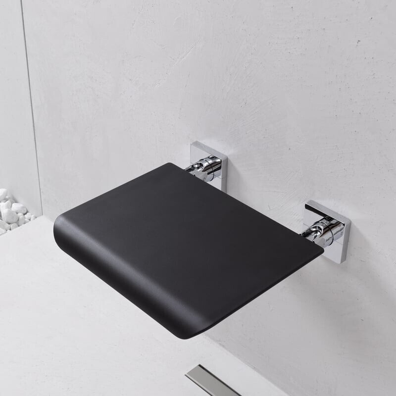 emco Siège de douche System 2 noir chromé
