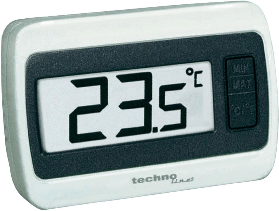 Thermomètre Intérieur / Extérieur Filaire Blanc - Otio - Station météo BUT