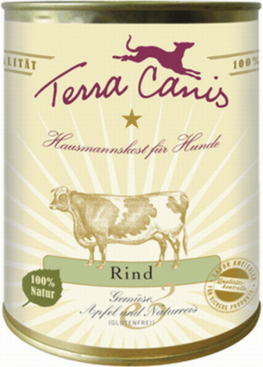 Terra Canis Bœuf, riz complet, légumes & pommes  (800 g)