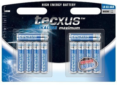 Tecxus 10x AAA Alcaline