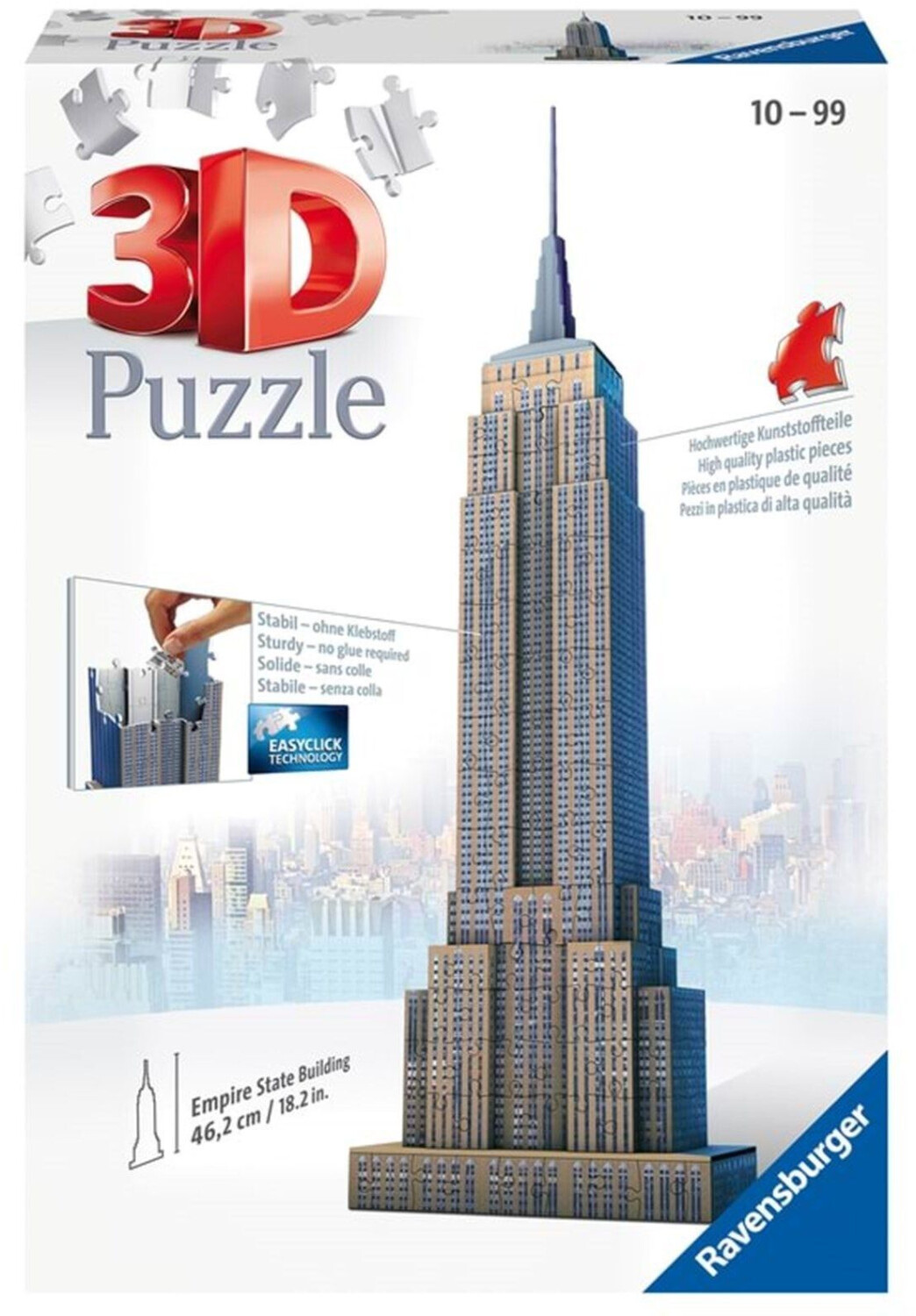 Ravensburger 3D Empire State Building (216 pezzi) a € 13,86 (oggi)