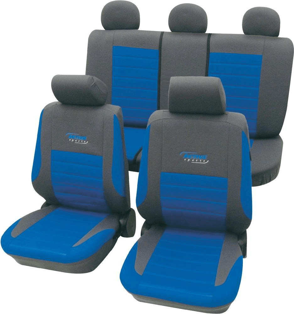 Cartrend Sitzbezug-Set ELEGANCE grau Sitzauflage Sitzschoner