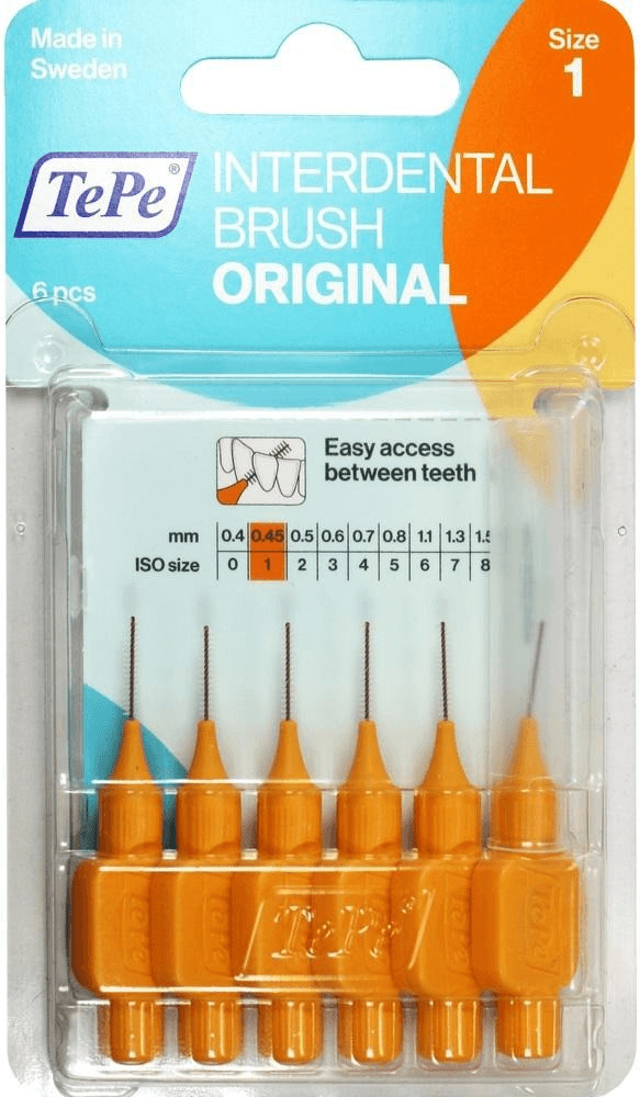 TePe Brossette interdentaire 0,45 mm Orange (6 pcs)