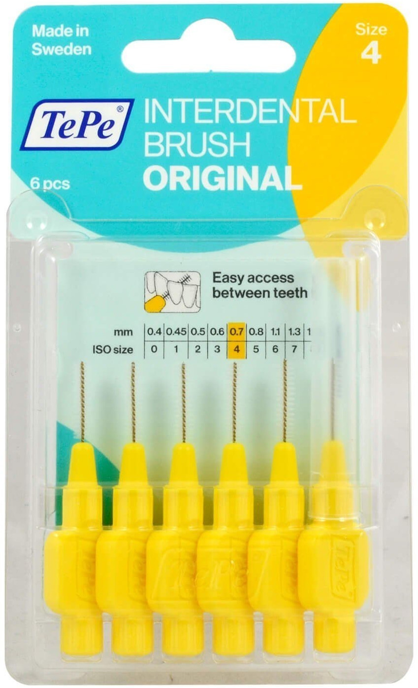 TePe Brossette interdentaire 0,7 mm jaune (6 pcs)