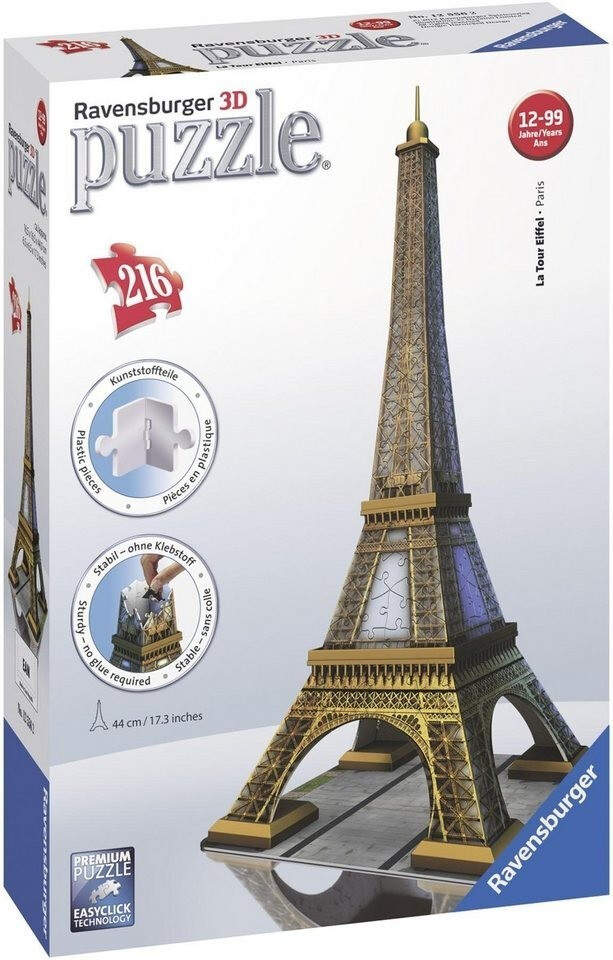 Soldes Ravensburger Tour Eiffel 3D (216 pièces) 2024 au meilleur
